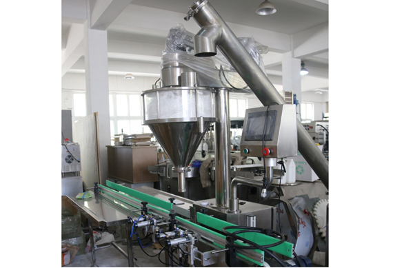 factory price automatic protein powder/spirulina powder filling capping machine