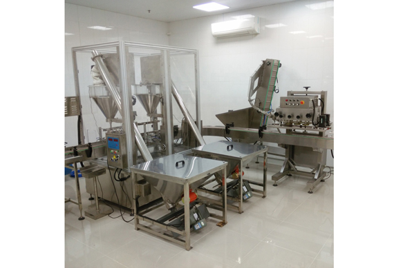 automatic acticve powder /egg powder filling capping machine