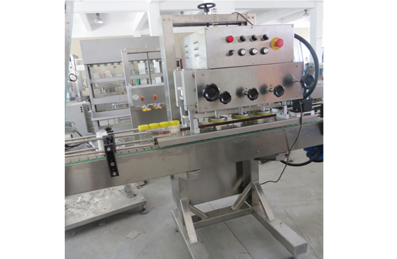 SHANGHAI automatic reliable dry powder can filling capping machine