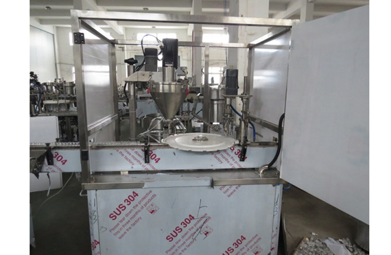 factory price automatic plastic jar powder filling machine with CE ISO9001