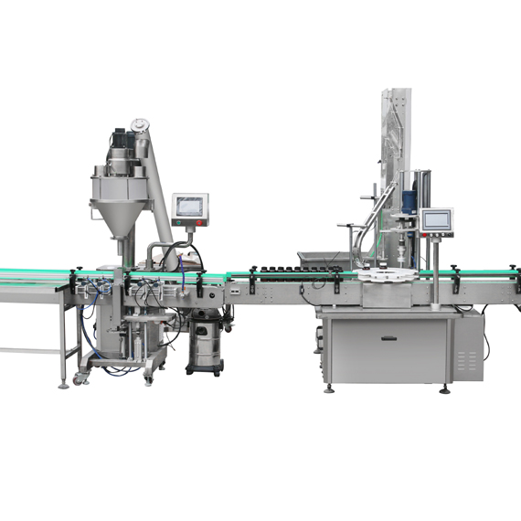 automatic powder filler machine with video