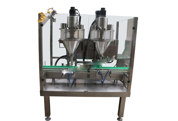 Poudre de mica powder filling capping machine for round glass