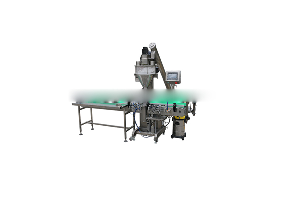 automatic bottle jar powder filler capper and labeler machine spice powder packing filling capping machine