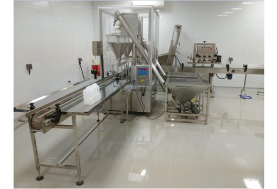 automatic small volume powder screw powder filling and capping machine