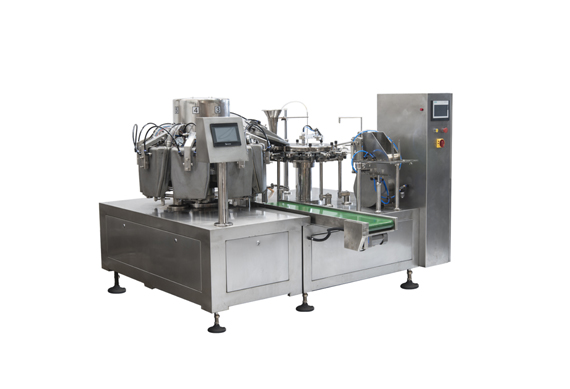 Manufacturer sale powder filling and capping machine for small bottle