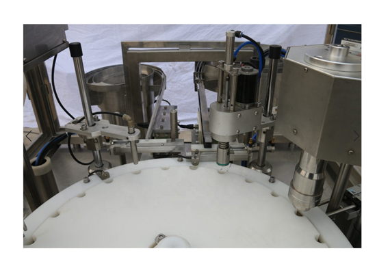 Automatic tube filler for test PE bottle filling capping labeling machine