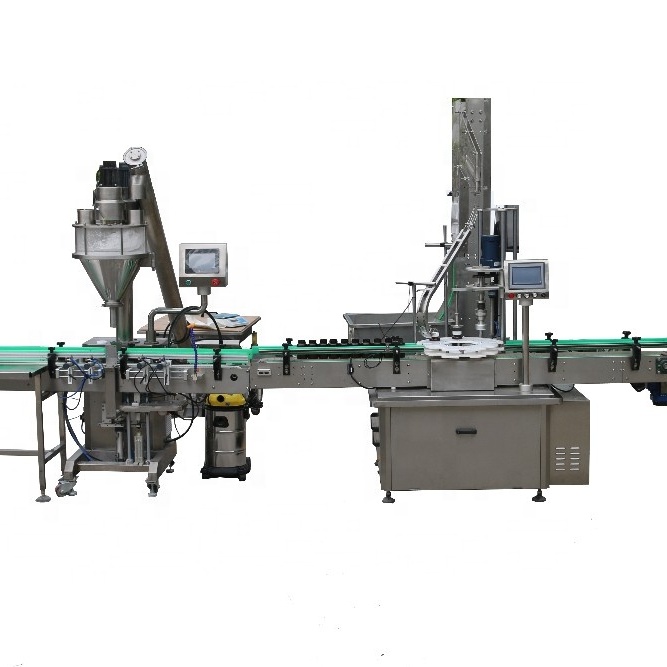 Milk powder automatic filling and capping machine