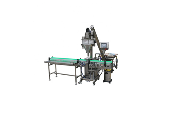 automatic capsule bottle powder filler and capper machine with CE ISO9001