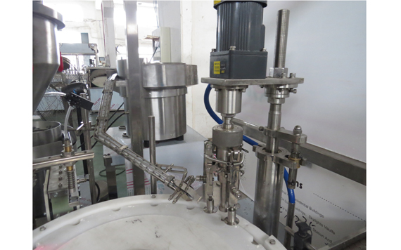 automatic ketchup powder auger filling capping and labeling machine