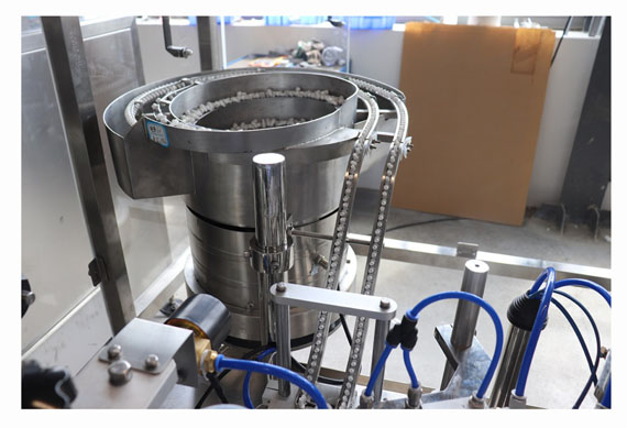 5g small auger powder PET bottle filling capping machine