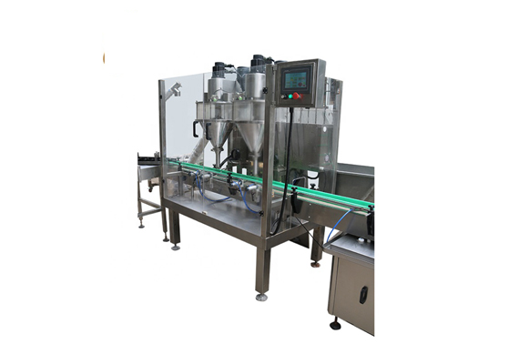 factory price automatic glass jar powder filling machine vegetable powder filling machine