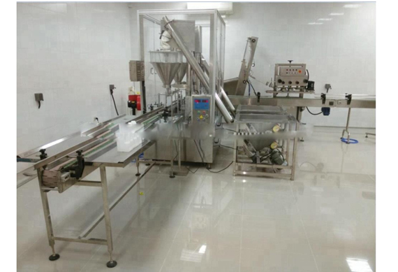 automatic talc powder filling machine