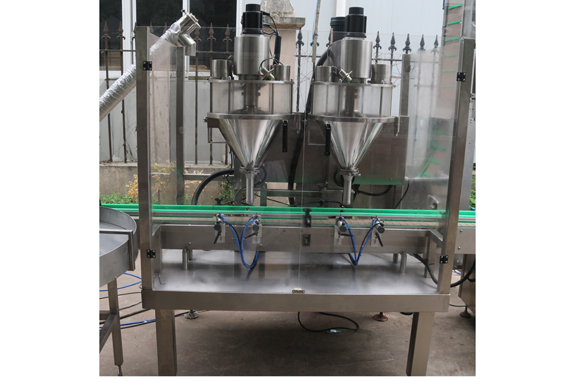 automatic auger bottle powder filler and capper machine