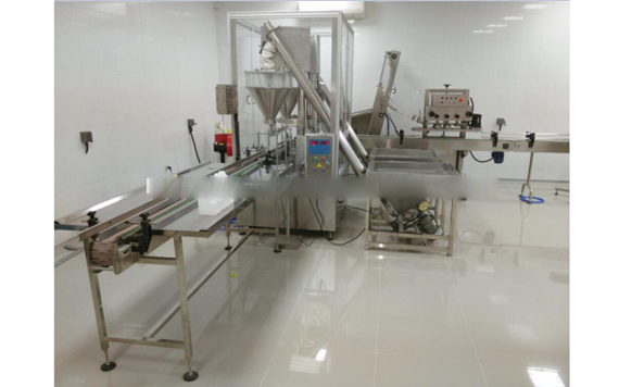 plastic jar powder filling machine with CE certificate GMP