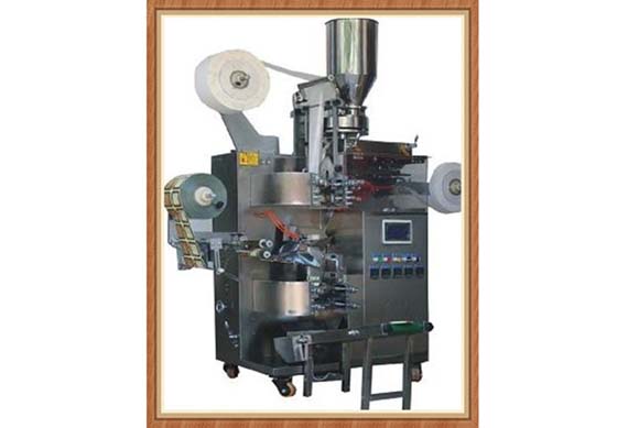 promotion factory price automatic tag inner outer tea bagging machine