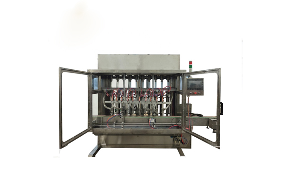 Automatic soda bottle filling and seaming machine