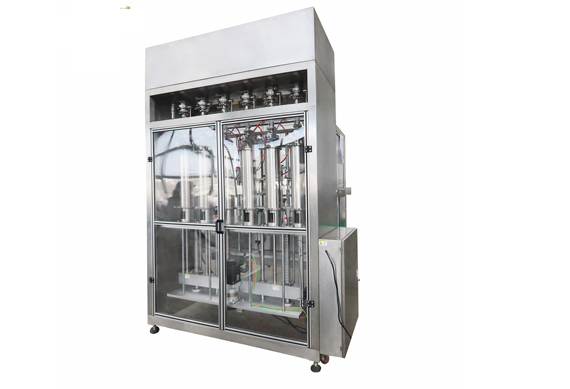 automatic dish washing liquid detergent bottle filling machine