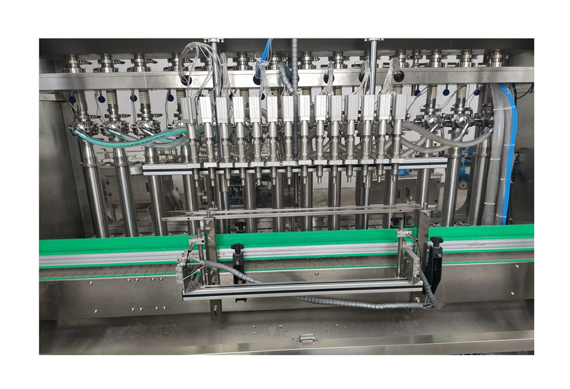 honey in linear filling machine for olive oil/honey/Lotus root juice