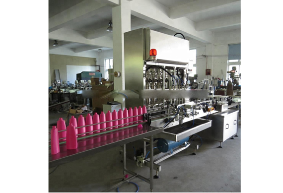 automatic dishwashing shampoo plastic bottle sticker labeling machine