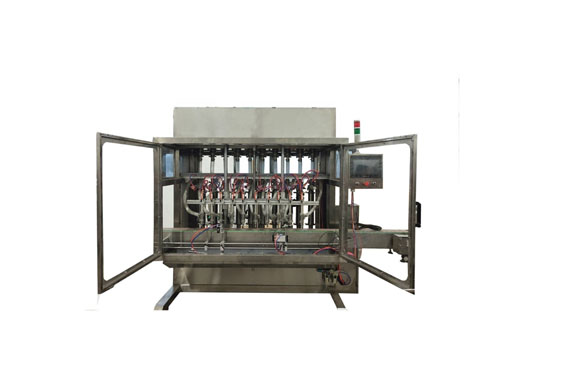 high quality full automatic monin sauce filling capping labeling machine with video