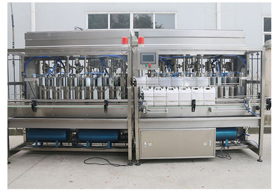 high quality full automatic monin sauce filling capping labeling machine with video