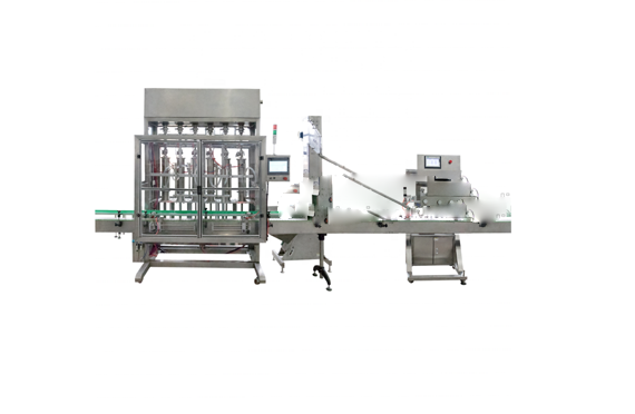 Made in China Automatic Head Bottle Filling Machine 1L - 5L Liquid Filler machine