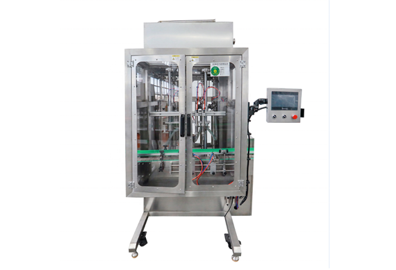 automatic honey jar sauce peanut filling capping labeling machine