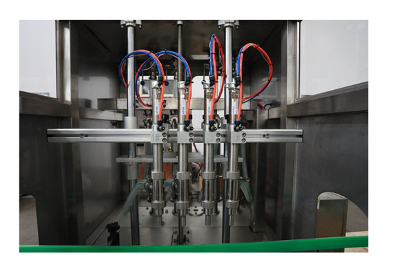 Double nozzles small scale curry sauce paste filling machine